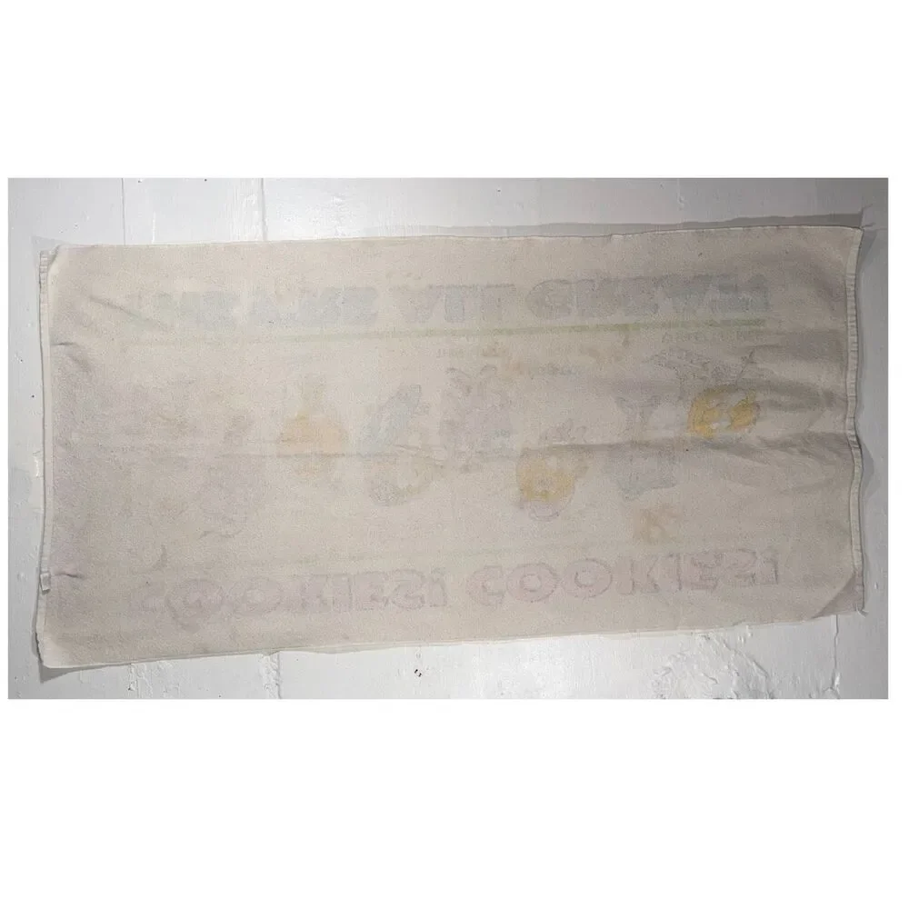 Vintage Girl Scouts Cookies Beach Towel They’re All Great 80s USA Graphic